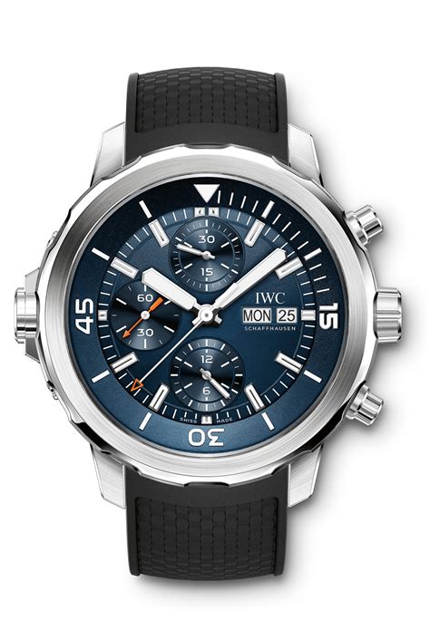 iwc aquatimer watch strap|iwc aquatimer chronograph cousteau.